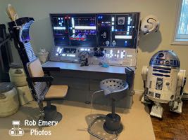 Home-made console from the Millenium Falcon